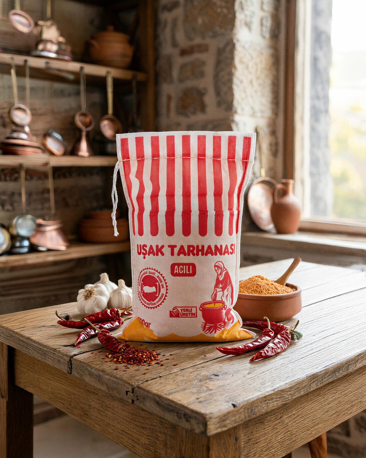 Meşhur Uşak Tarhanası Acılı 500 gr.