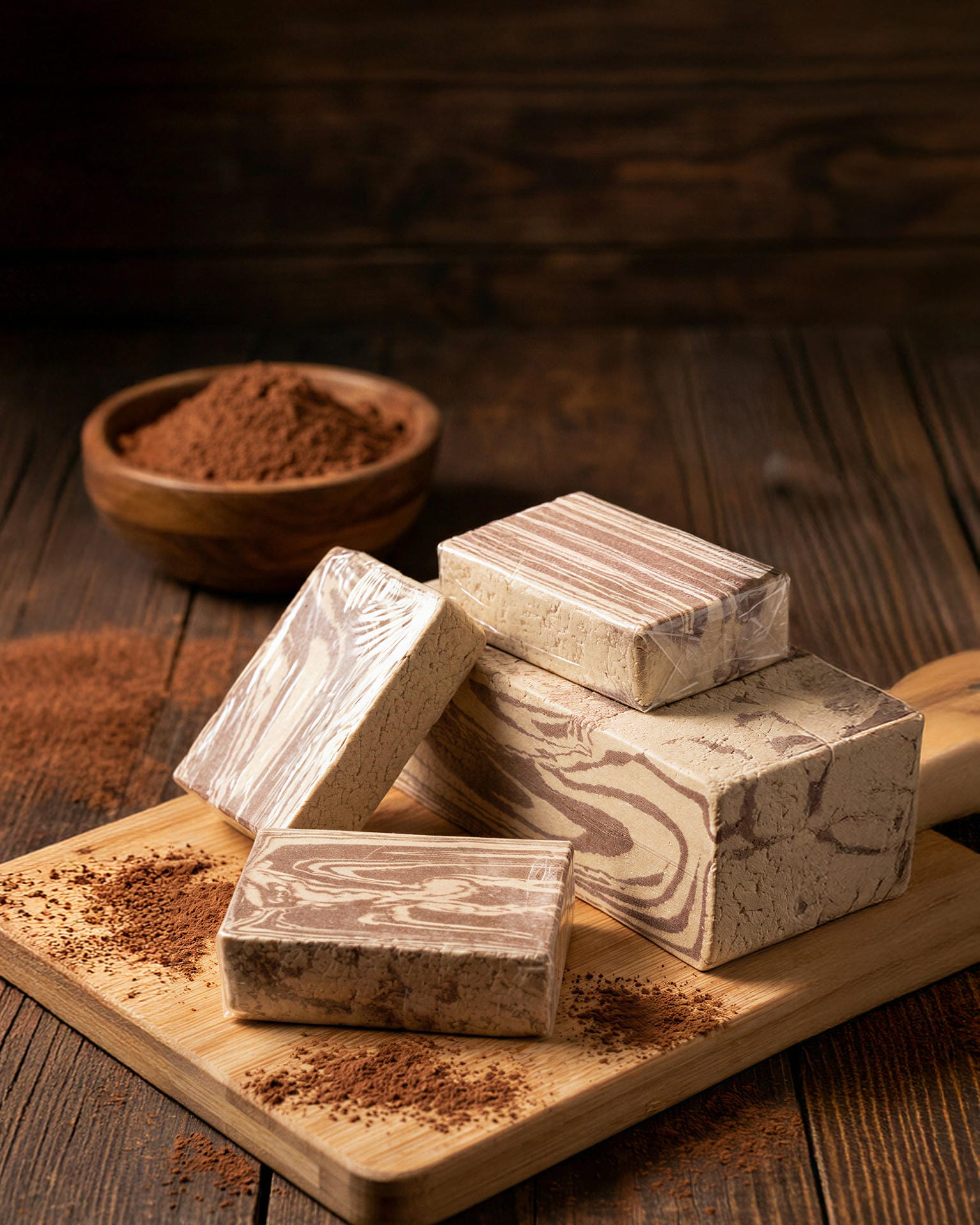 Afyon Kakaolu Tahin Helvası (Yerli Susam-Glikozsuz) 500 gr.