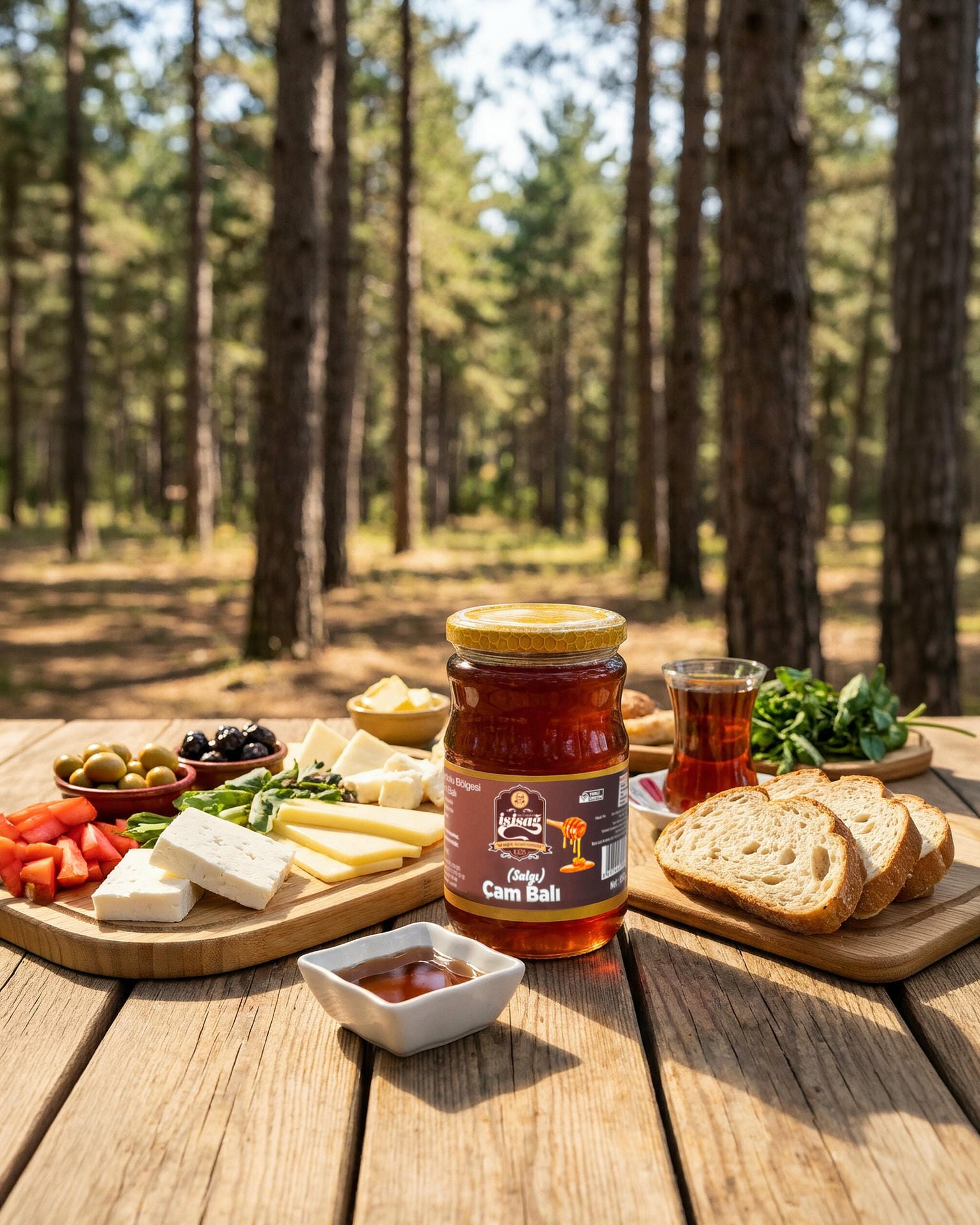 İşisağ Süzme Çam (Salgı) Balı 850 gr.