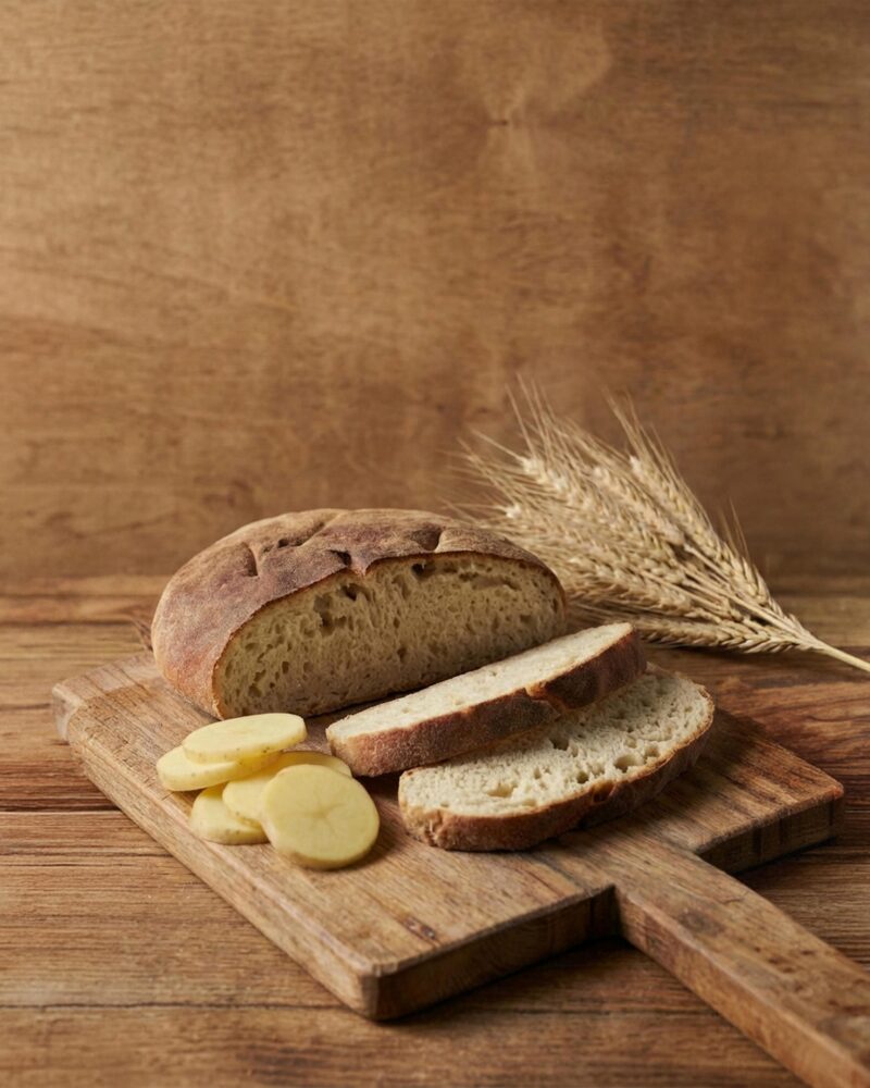 Ekşi Mayalı Patatesli Köy Ekmeği