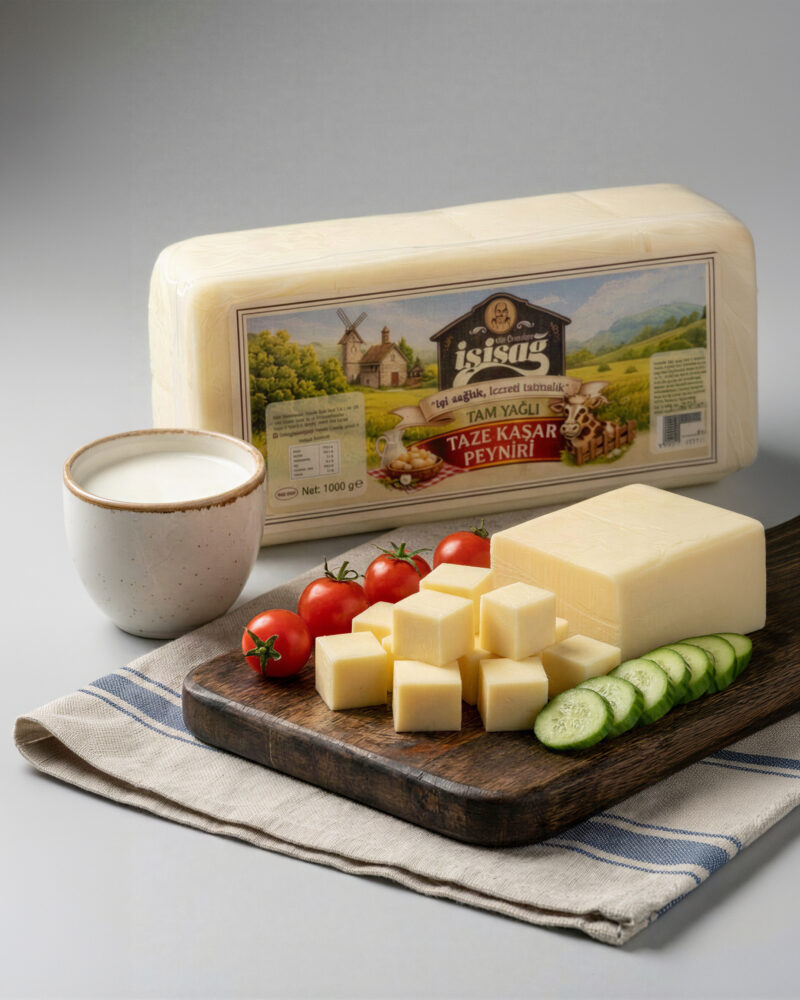 Taze Kaşar 1 kg. (Tam Yağlı)